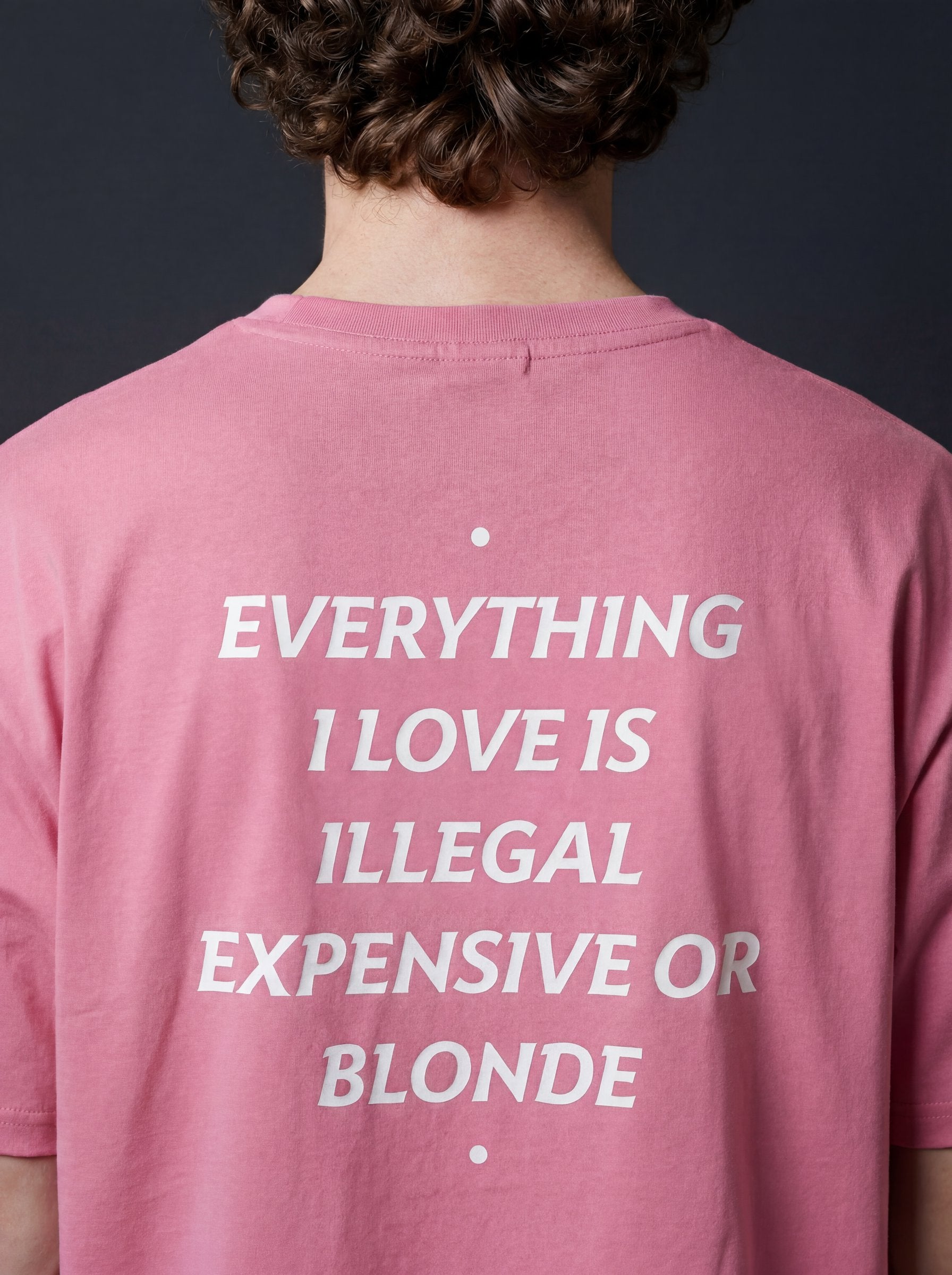 EVERYTHING I LOVE IS ILLEGAL, EXPENSIVE OR BLONDE