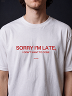SORRY I'M LATE, I DIDN'T WANT TO COME - MENS