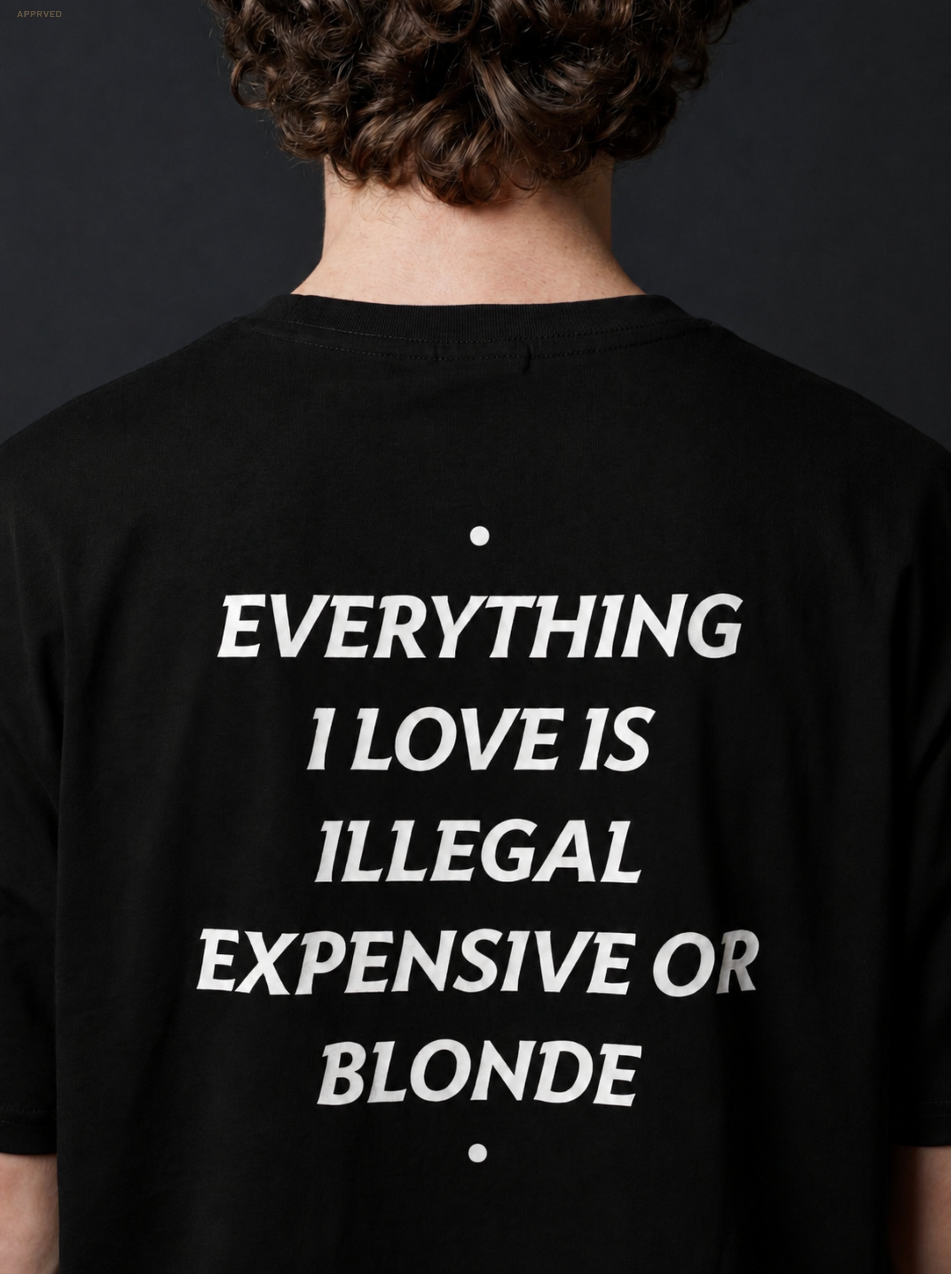EVERYTHING I LOVE IS ILLEGAL, EXPENSIVE OR BLONDE